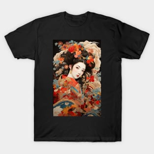 Japanese Vintage Kabuki-style Art T-Shirt